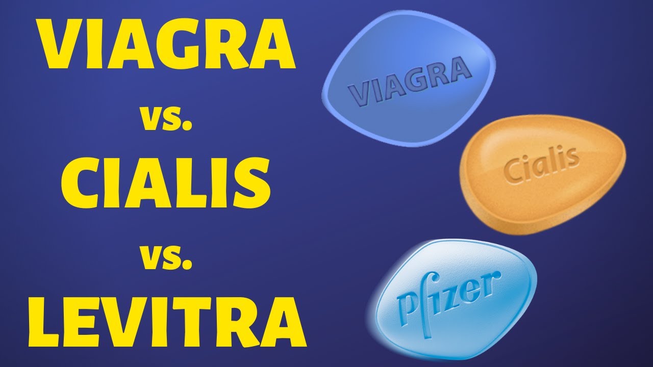 Viagra, Cialis, Levitra comparison